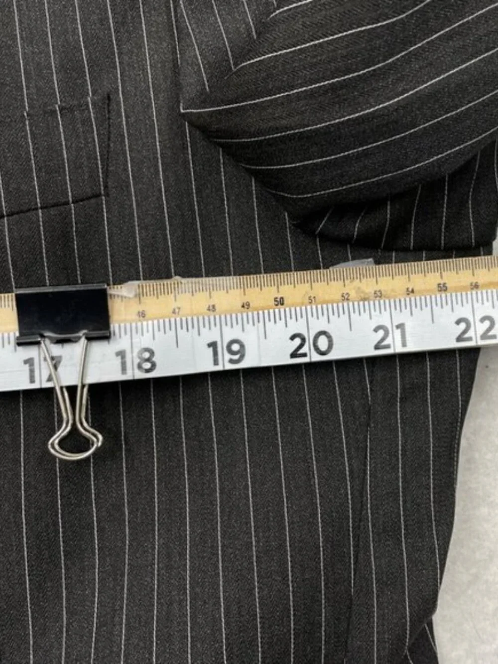 Hugo Boss Vinci/Lucca Brown Pin Stripe Wool Blazer Sport Coat Jacket Men's 42 R